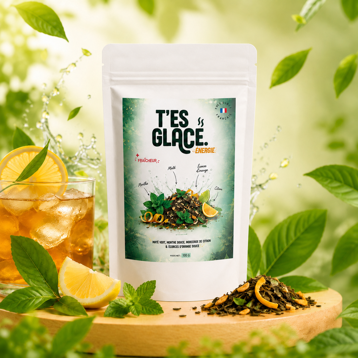 T'es Glacé Énergie · Maté Menthe & Citron