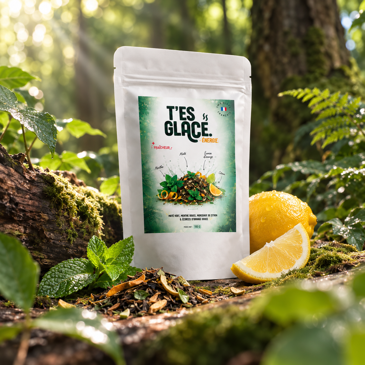 T'es Glacé Énergie · Maté Menthe & Citron